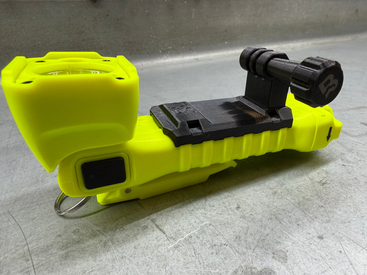 GoPro Mount for Pelican 3410 & 3415 Flashlights