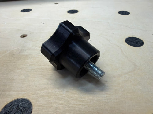 20mm Bench Dog Recessed Clamping Knob – Hollow Base Accepts Protruding Dogs (M8)